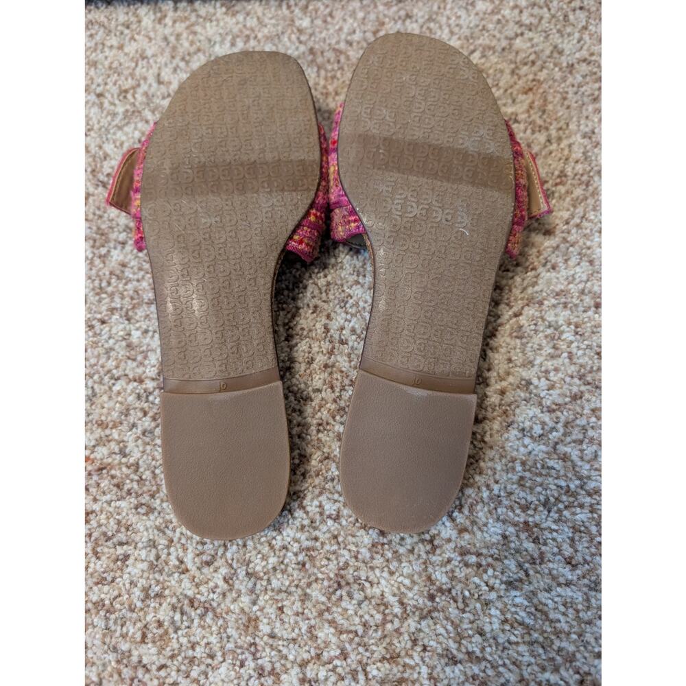 SAM EDELMAN BAMBINI Slide, Sandal by Anthropologie, size 10, Pink Tweed - Picture 7 of 8